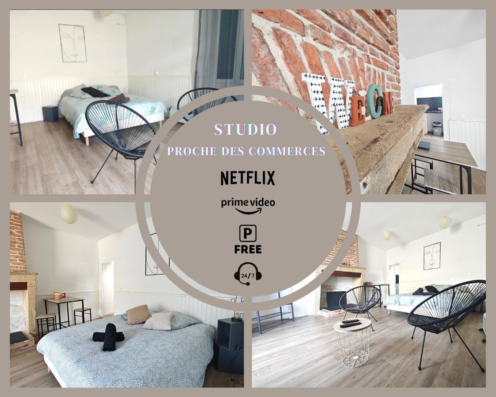 Studio Entier Proche Des Commerces - 1 A 2 Pers - Langon (Gironde) Exterior foto